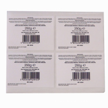 Self Adhesive Paper Sticker Label with Bar Code